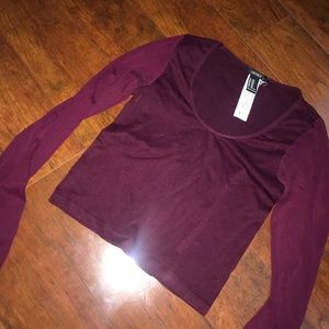Crop Top Long Sleeve